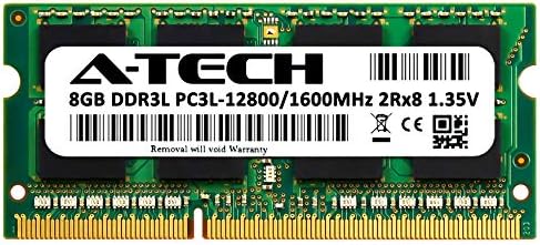 החלפת זיכרון RAM של A-Tech 8GB לקינגסטון KVR16LS11/8 | DDR3/DDR3L 1600MHz PC3L-12800 2RX8 1.35V מודול זיכרון SODIMM 204 פינים